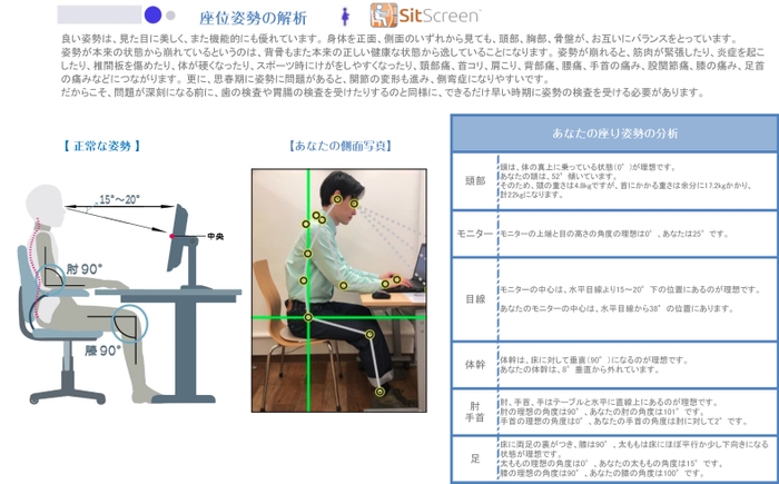 SitScreen分析データ