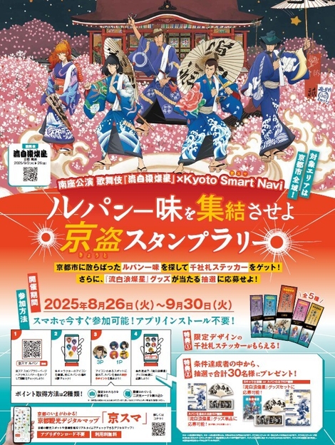 主催：京都エリア観光渋滞対策実験協議会(事務局：国土交通省 近畿地方整備局 京都国道事務所)　協力：京都市、公益社団法人 京都市観光協会