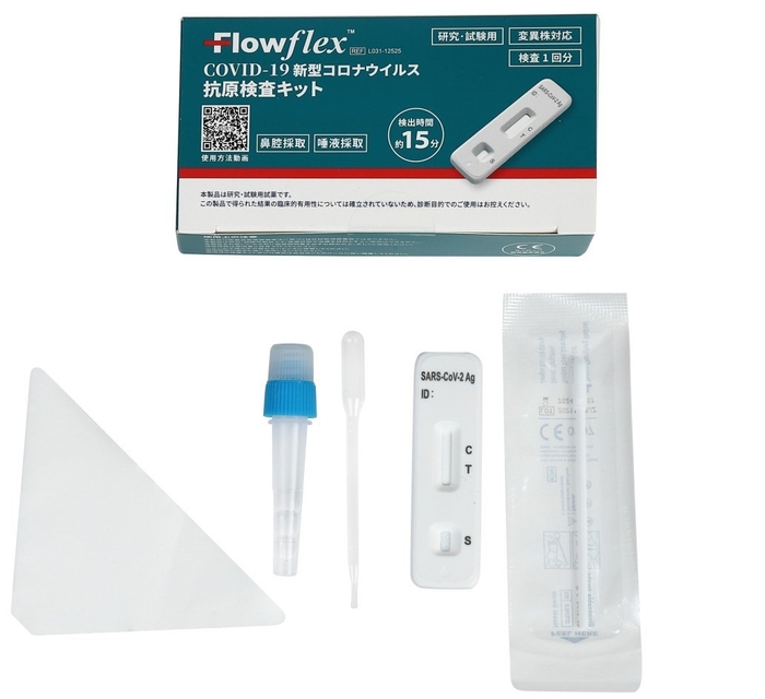 FlowFlex抗原検査キット内容物