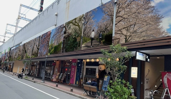 ＮＴＴ西日本、ビーブリッジとの実証実験 「京橋まちなかＡＲミュージアム」第２弾企画 「京橋まちなかＡＲさくら祭り」を 3月28日（火）からスタートします