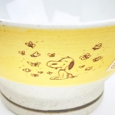 スヌーピーの茶碗