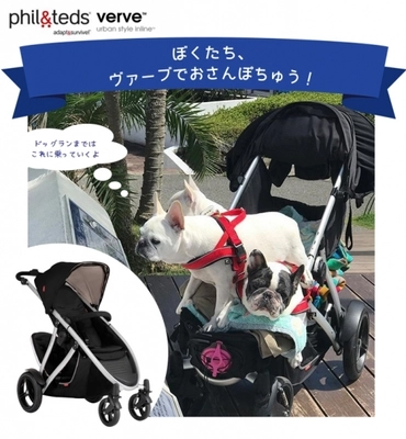 ワンちゃんも高齢化が進行 散歩したくても歩けない「散歩問題」を人間用ベビーカーで解決！ 使い方動画と乗りやすいオプション付きで販売開始