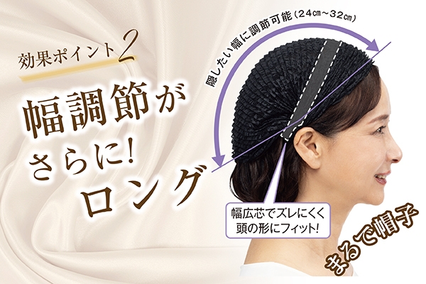 幅の調整が可能