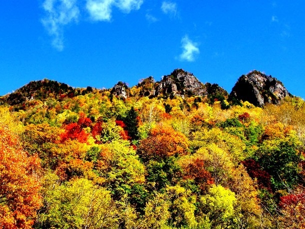 層雲峡紅葉谷