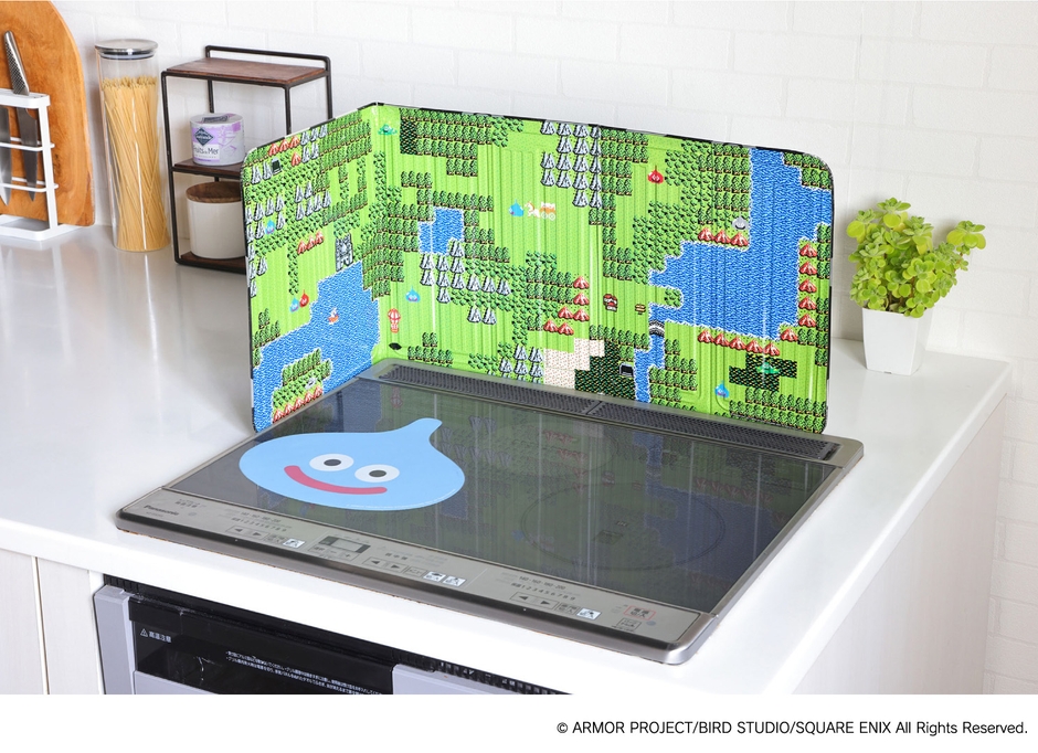 「ドラゴンクエスト おうちをよごれから まもる」 シリーズ<IHマット キッチンスタンド設置イメージ>