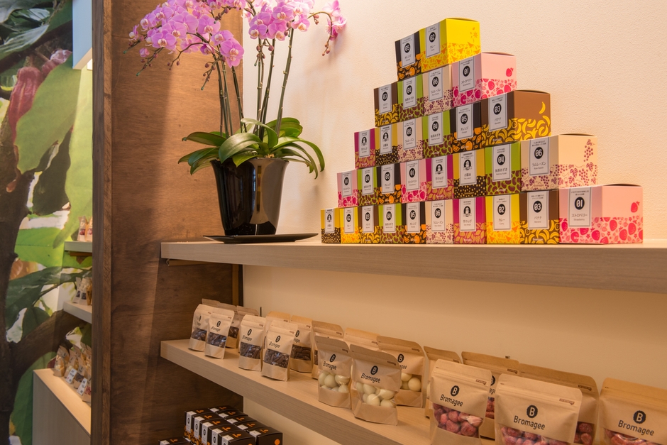 川越ショコラ Bromagee 店舗内装