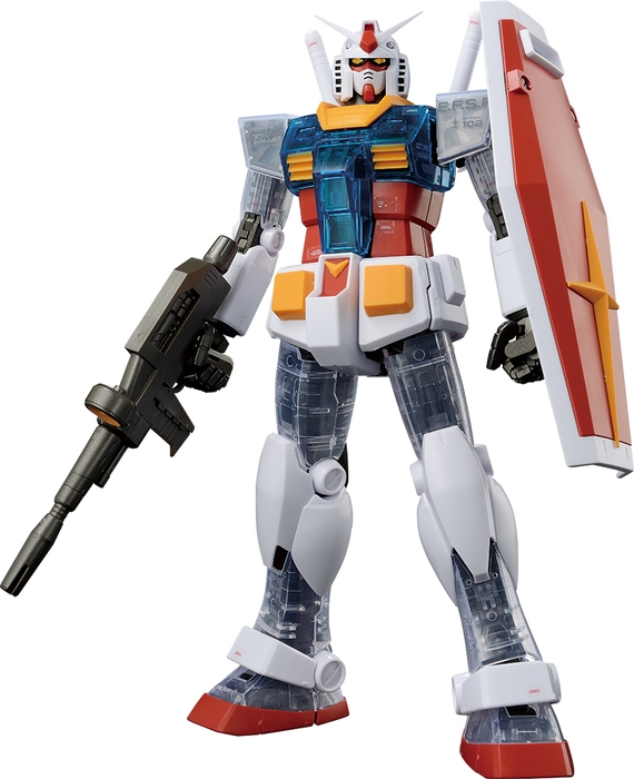 B賞:マスターグレード RX‐78‐2 ガンダムVer.2.0 ソリッドクリアスタンダード