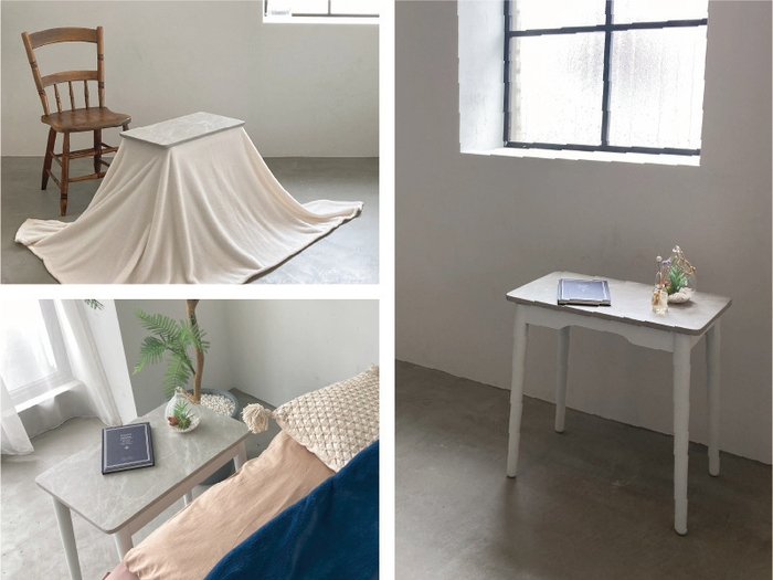 オフシーズンも“映えるサイドテーブル”