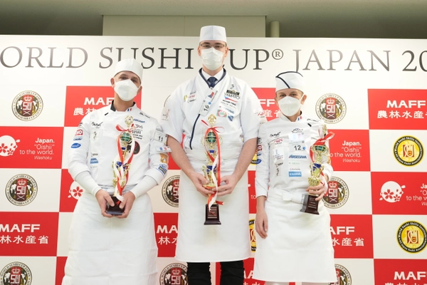 外国人による世界一のすし職人を競う大会 WORLD SUSHI CUP(R) JAPAN 2022を豊洲市場で開催　 優勝者はチェコのRichard Tomas氏！