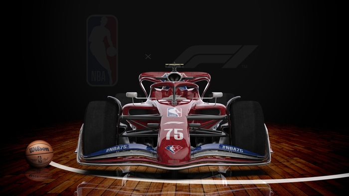 NBA75周年記念カスタムF1カー