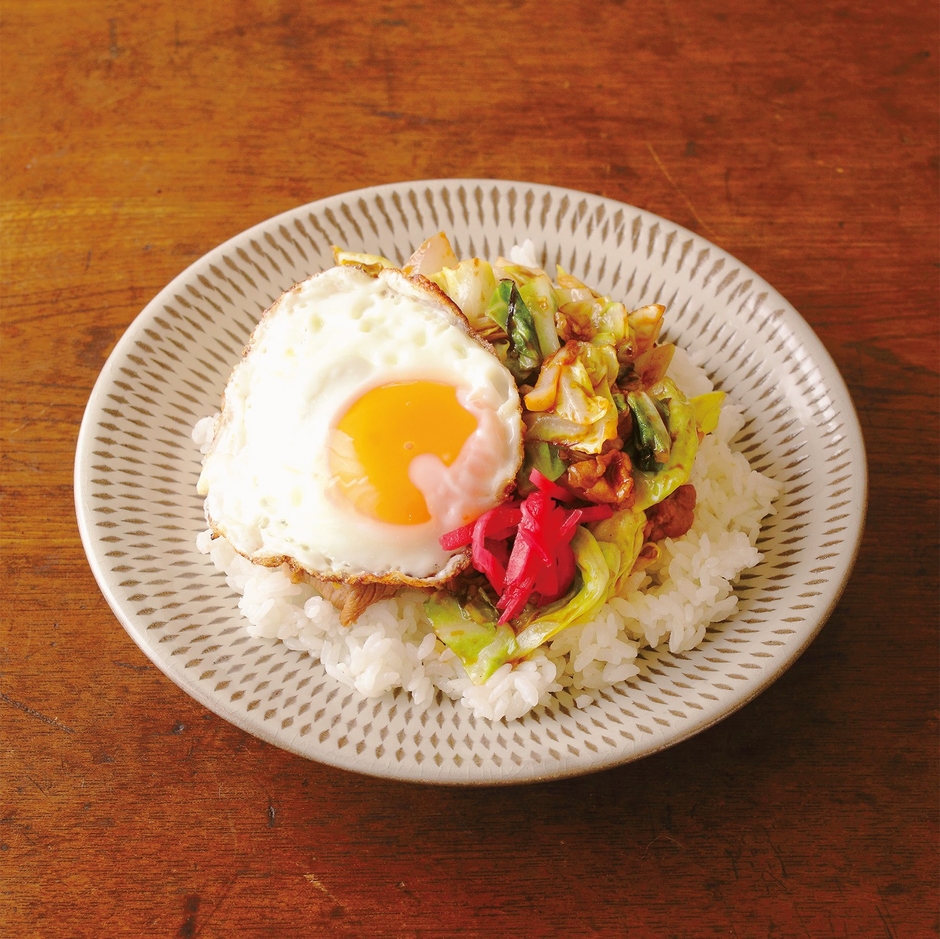 目玉on焼きそば味メシ