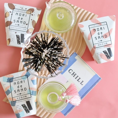 海苔のサクサクお菓子「海苔でサンド」の 製造を環境にやさしい“太陽光発電”にて開始