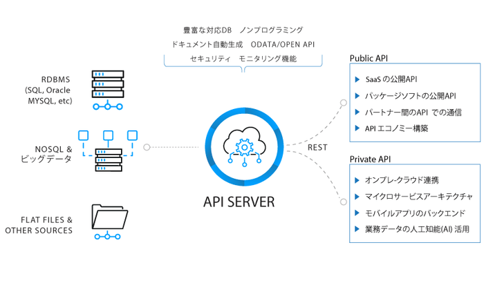 「CData API Server」概略図