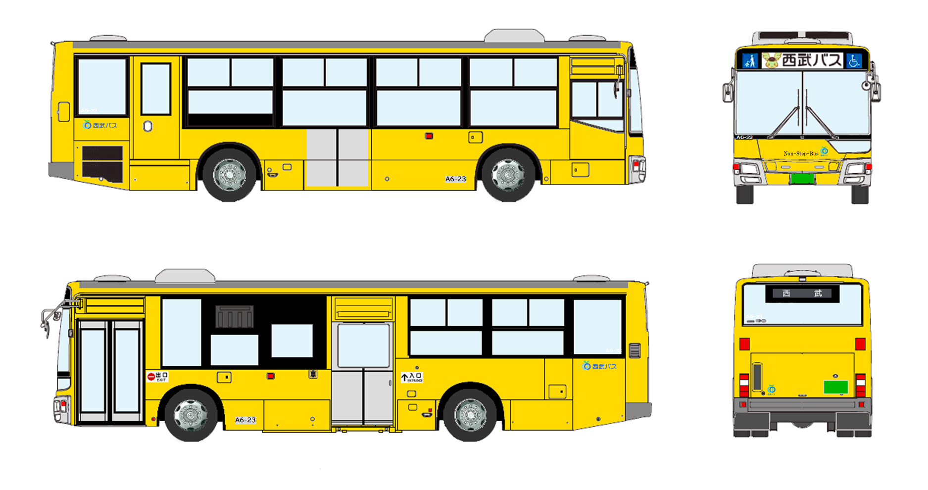 路線バスイメージ図