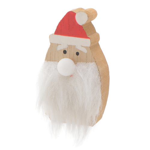 「ウッドLEDドール Santa」価格：290円／サイズ：W5×D3.5×H9cm