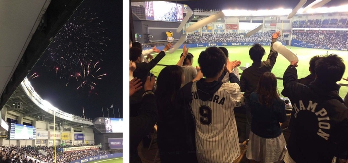 イベント当日はロッテ対オリックス戦だけでなく花火も楽しめます