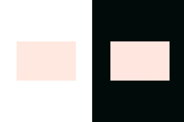 同じ肌色でも違って見える