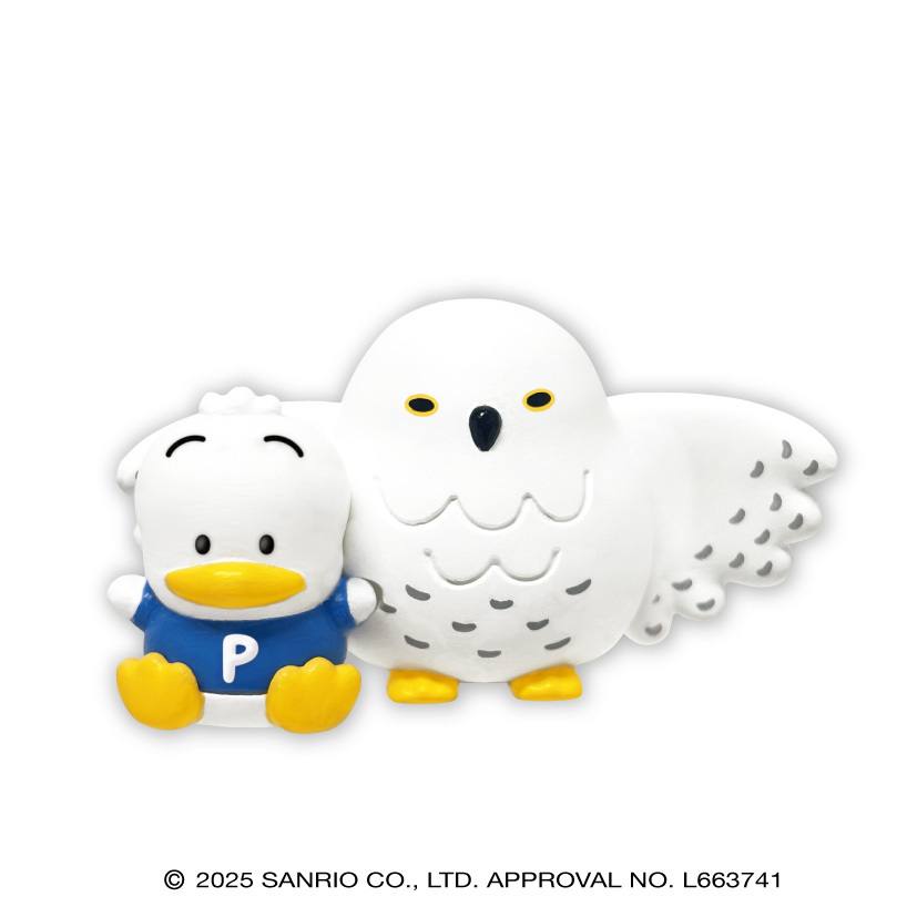 シロフクロウとあひるのペックル