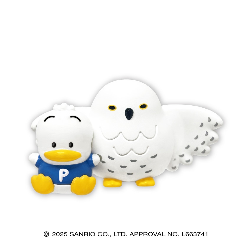 シロフクロウとあひるのペックル