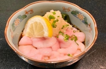 生真たら白子ポン酢 590円