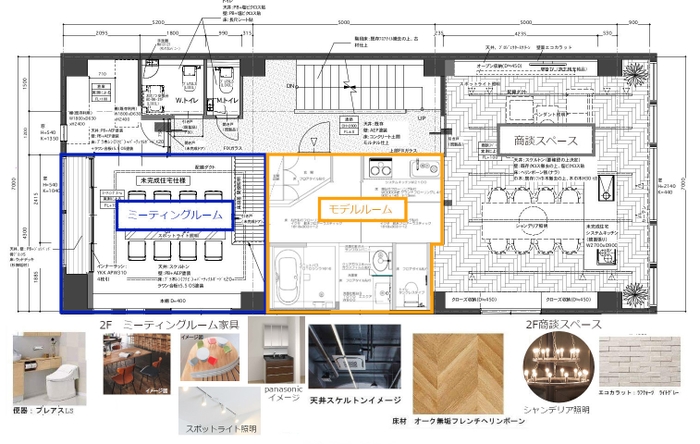 2F(ミーティングルーム・モデルルーム)