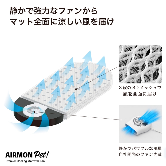 エアモンペット 風の出るクールマット