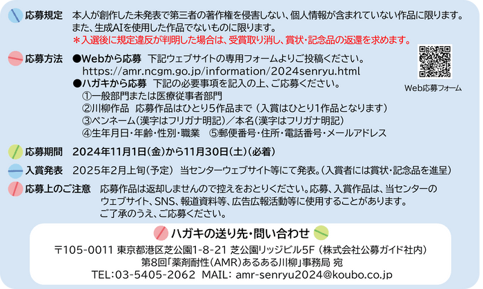 薬剤耐性(AMR)あるある川柳 詳細