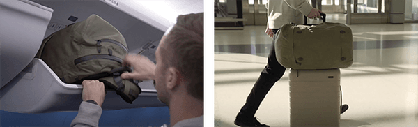 機内持ち込み可能、キャリーにもしっかり載って安定！！