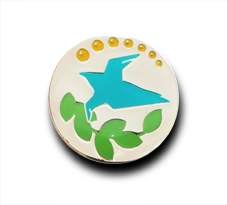 日野市立七生緑小学校PTA様「校章ピンズ」