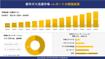 都市ガス流通市場の発展、傾向、需要、成長分析および予測2024ー2036年