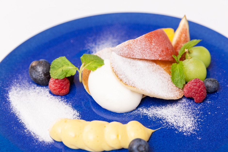 ウェルカムスイーツ パンケーキ(青のアフタヌーンティー)