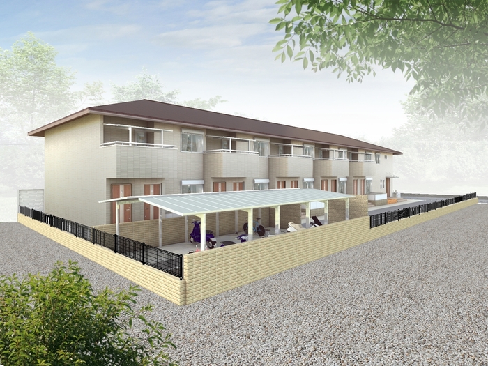 外観イメージパース(南面2)