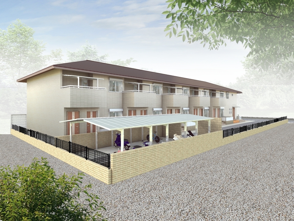 外観イメージパース(南面2)