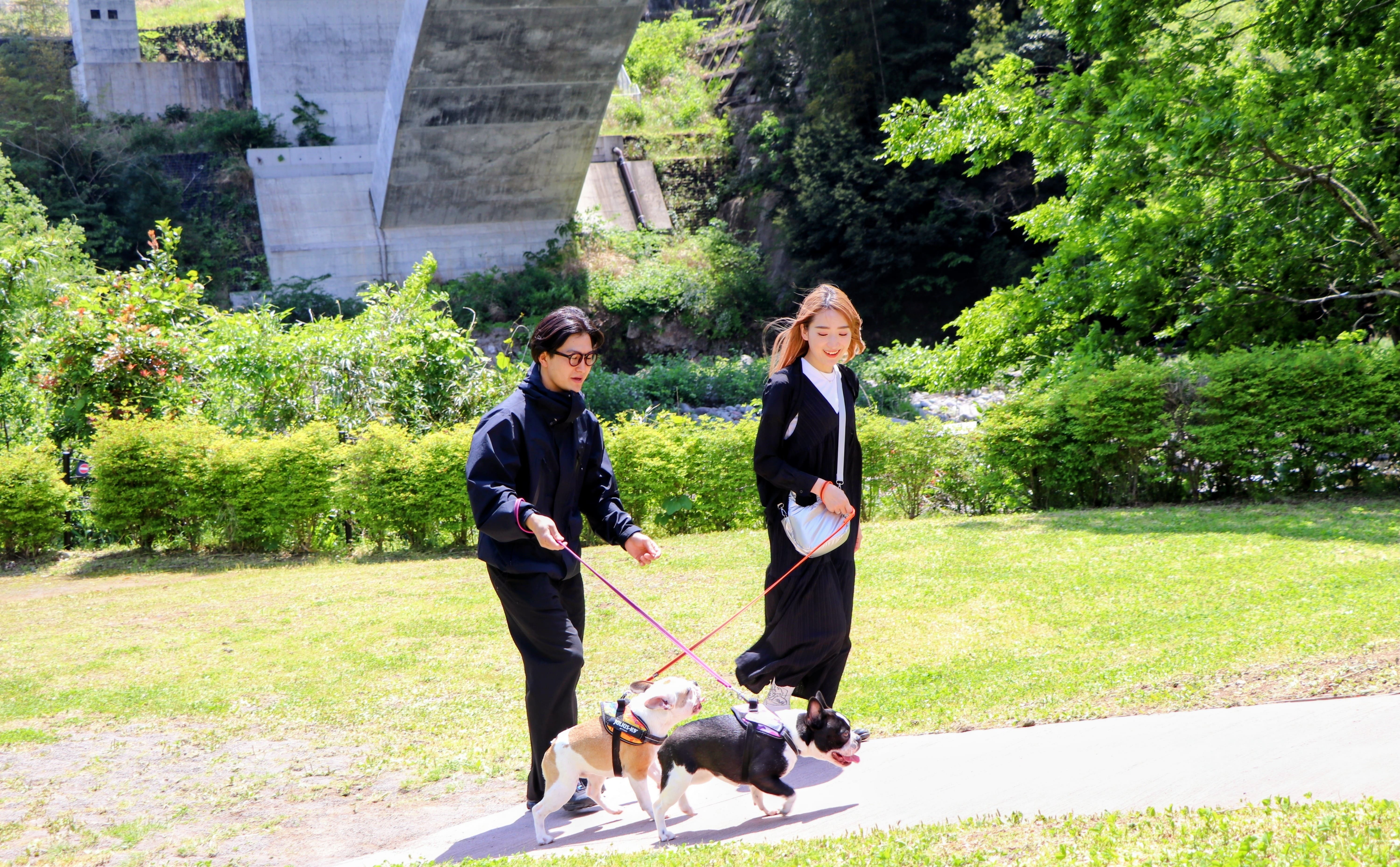 自然あふれるコース