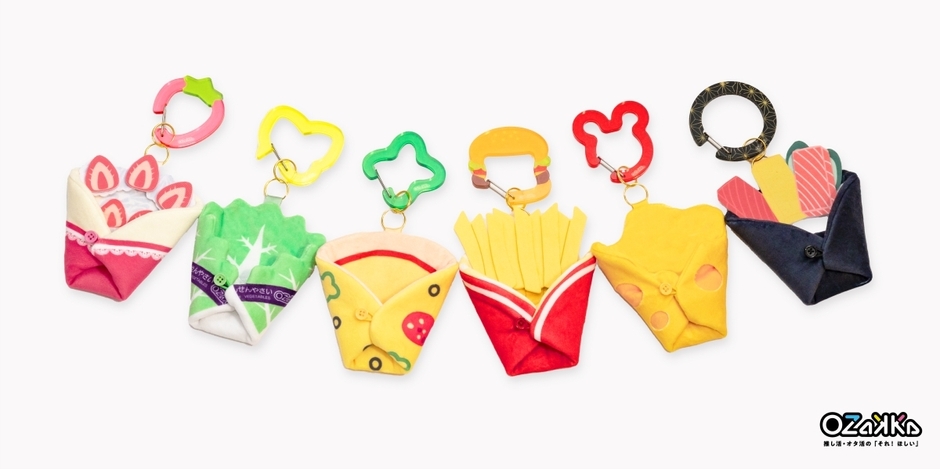 オリジナルデザインのアクリルカラビナ