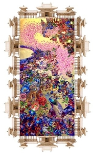 花咲桜鬼舞図