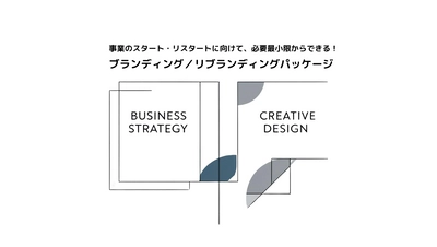 事業のスタート・リスタートに向けて、 必要最小限からスタートできるブランディングツール 「ブランディング／リブランディングパッケージ」サービス開始