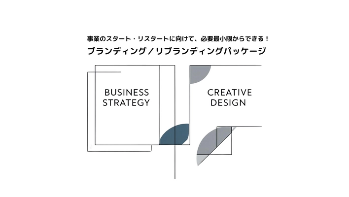 事業のスタート・リスタートに向けて、 必要最小限からスタートできるブランディングツール 「ブランディング／リブランディングパッケージ」サービス開始