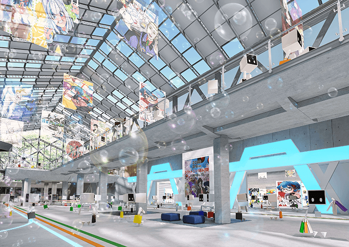 バーチャル空間：エントランス