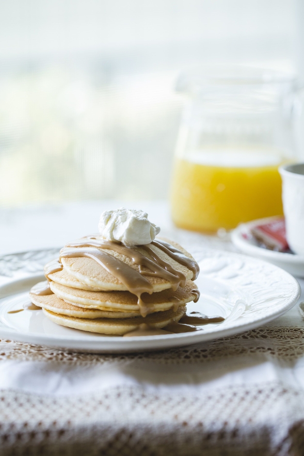 パンケーキwithロータス ビスケットスプレッドソース
