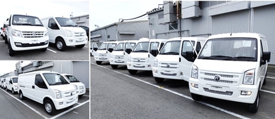 神戸市内で出荷前検査を待つフォロフライ車両