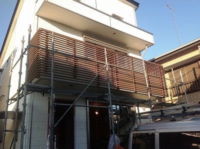 エス・ウッドルーバー 施工中