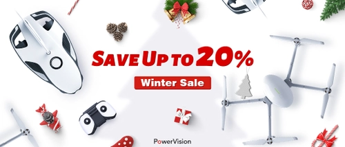 最大20％オフ！パワービジョンウインターセールを開催 　水中ドローンPowerRayなどが限定特価！
