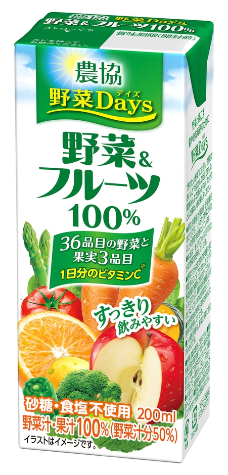 『農協 野菜Days 野菜&フルーツ』200ml