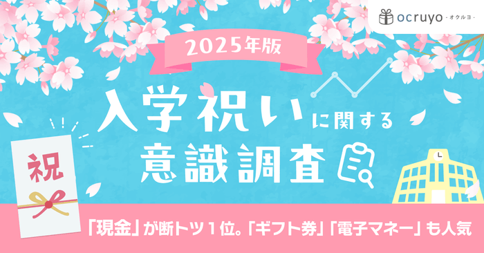 「入学祝いに関する意識調査2025年版」を実施