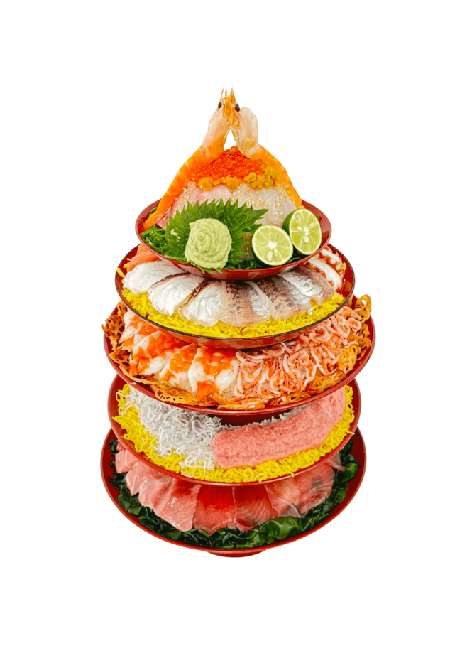 5重の極　海鮮絶景タワー丼