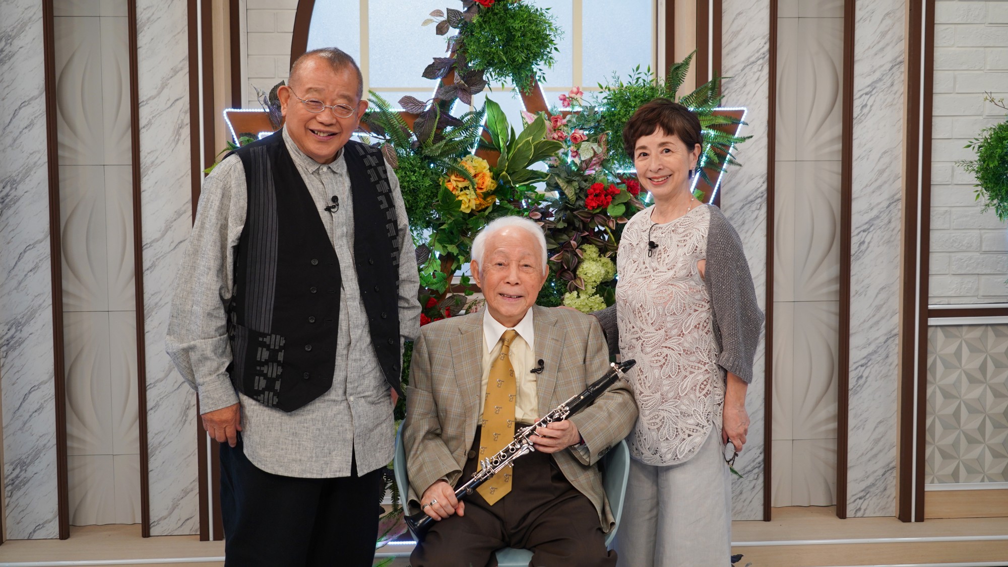 ジャズとクラシックの違いとは！？あの定番曲も実演！
『鶴瓶ちゃんとサワコちゃん～昭和の大先輩とおかしな２人～』第74回ゲスト：北村英治
10月12日（月）よる9時00分～ BS12 トゥエルビで放送