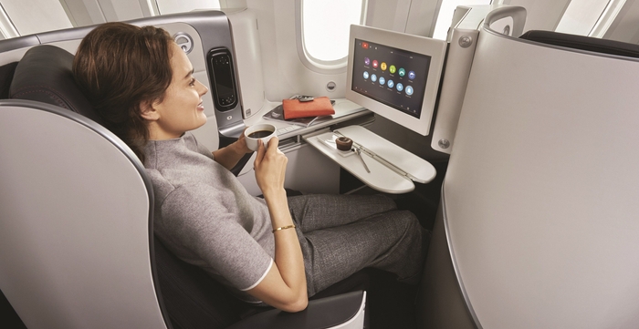 B787-9ビジネスクラス