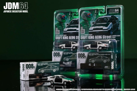 ドリキンこと土屋圭市氏の愛車である 「AE86 ストリート号」カーボンドアテスト仕様の1/64 ミニカーが ポストホビー限定モデルとして登場！！ただいま予約受付中！