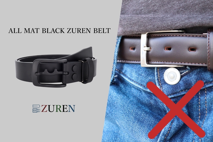 ALL MAT BLACK ZUREN BELT